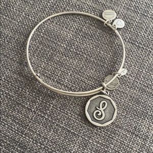 Alex and Ani “S” charm bangle